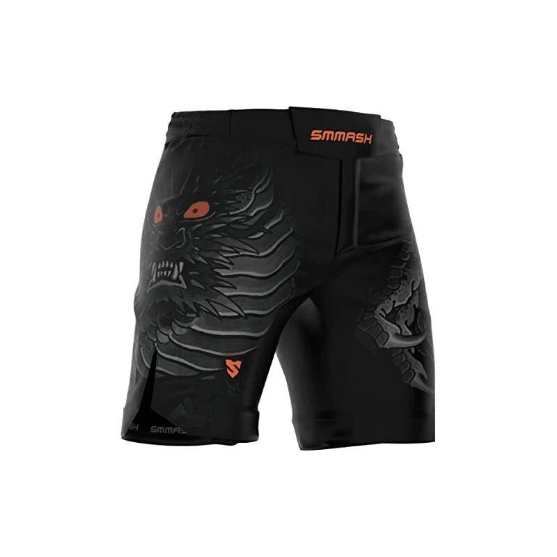 SMMASH Ultraleggeri Pantaloncini Professionali Sportivi MMA Uomo Shorts  Boxe Muay Thai UFC RDX Kick Boxing Pugilato Grappling Krav Maga Il Tessuto  Igienico : : Moda