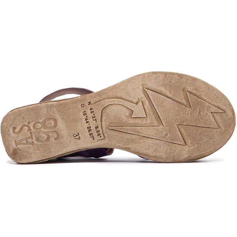 A.S.98 sandali LAGOS in pelle viola