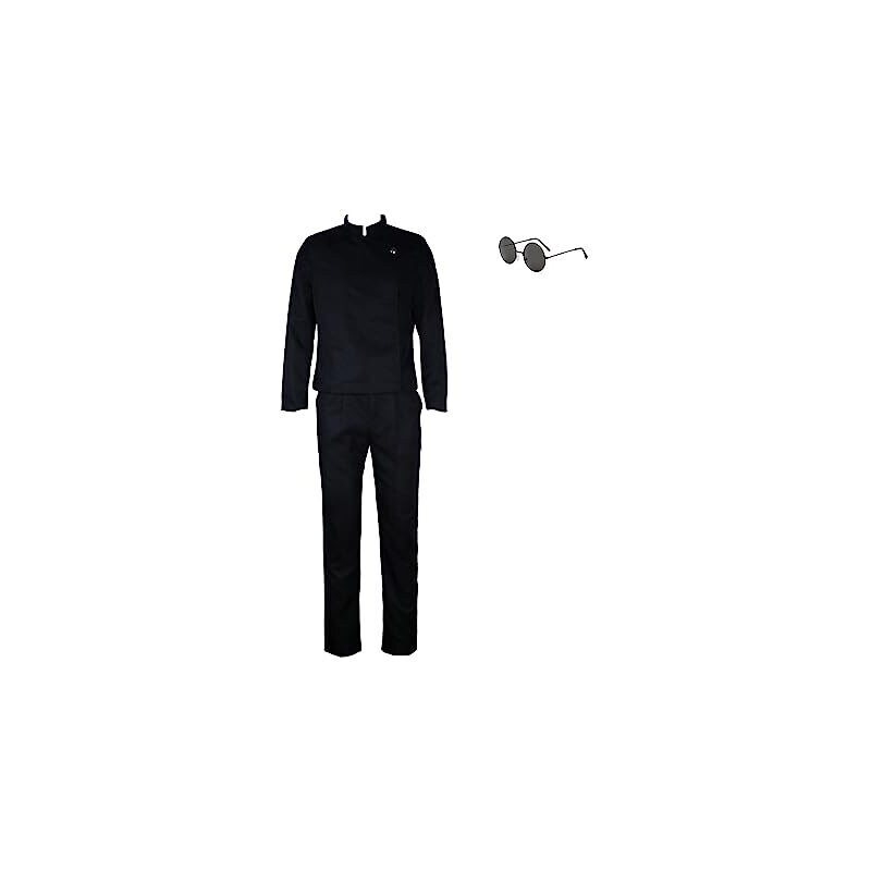 Costume Cosplay Stark Da Frieren - Uomo - Completo Con Cappotto, Pantaloni, Guanti E Parrucca