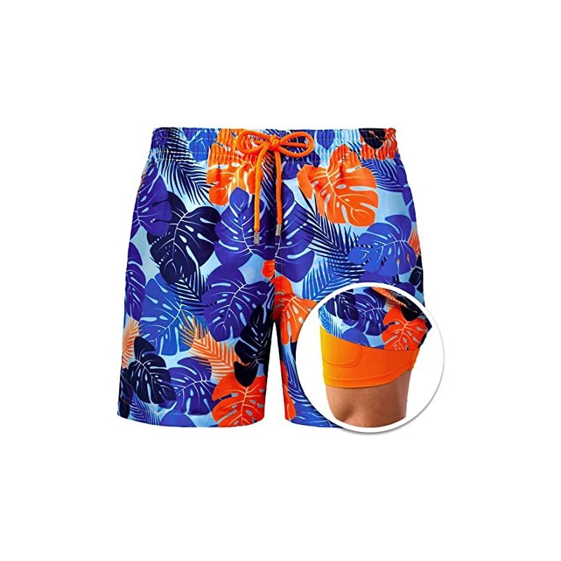 Costume Uomo Mare Ellesse Arcweg Asciugatura Rapida, Tasche Con