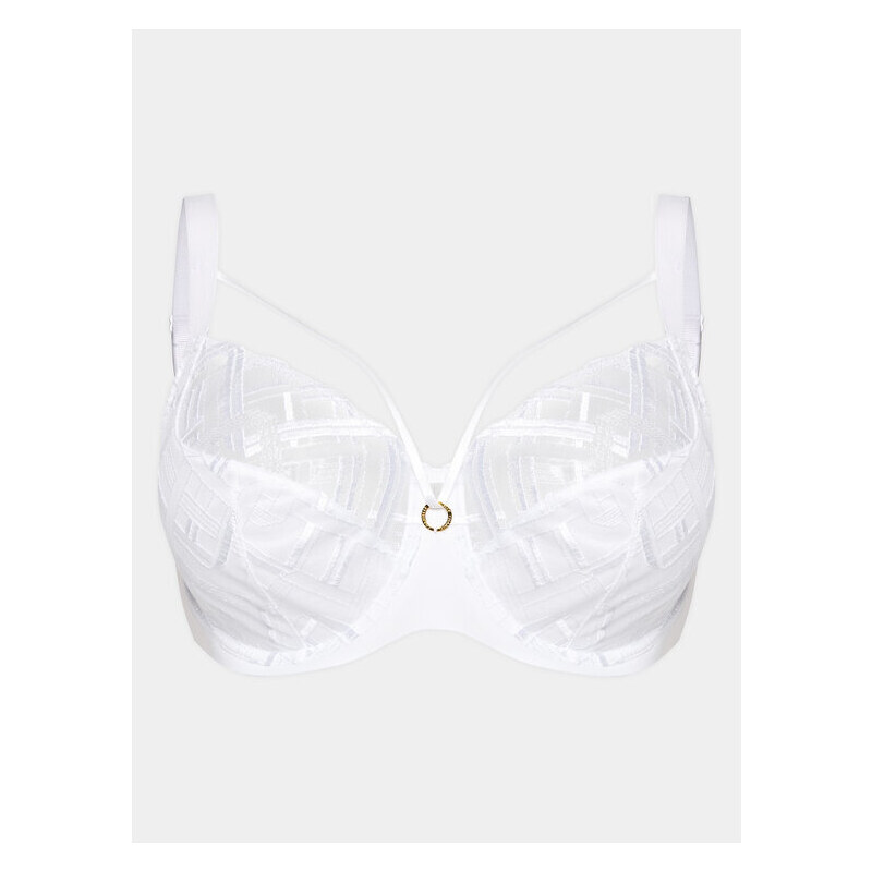 Chantelle Norah Reggiseno Senza Ferri Strutturato - Supporto E Pizzo Morbido - Comfort Quotidiano (Nylon Ed Elastan)