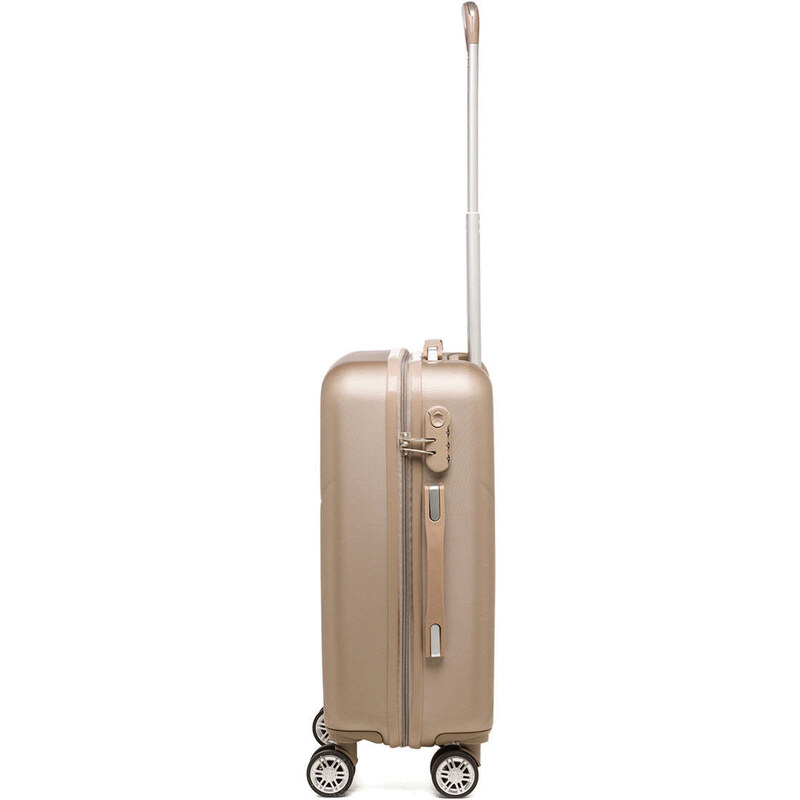 Trolley medio beige in ABS Govago