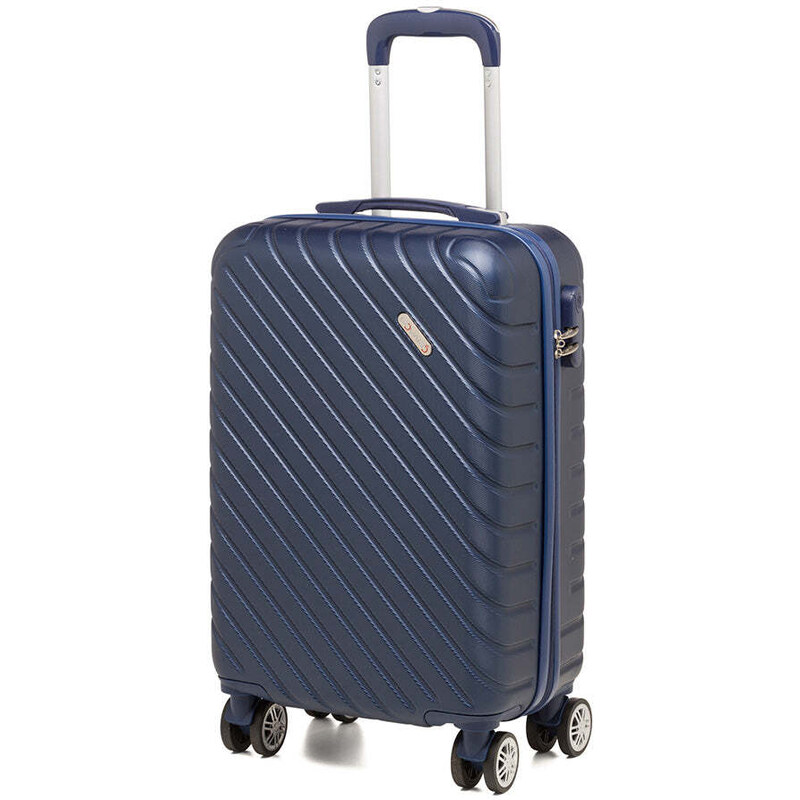 Trolley bagaglio a mano blu in ABS Govago