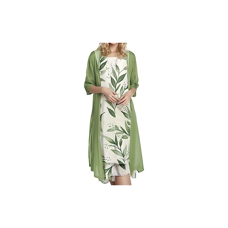 MODSGUE Abito avvolgente da donna, elegante, senza schiena, formale