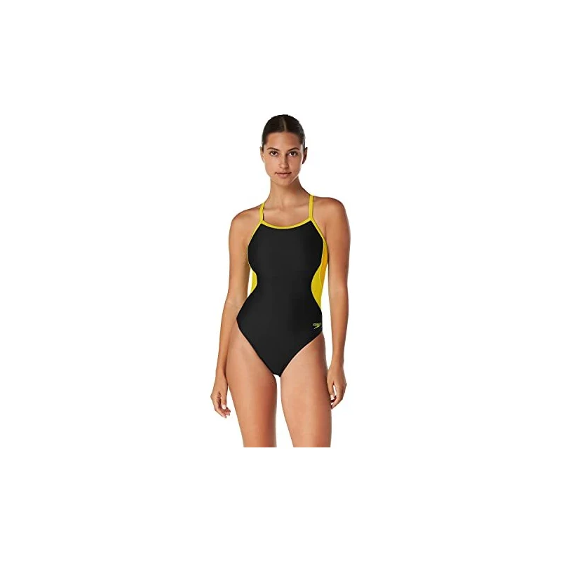 Speedo Women's Prolt Flyback One Piece Swimsuit - Team Bright Green, UPF 50+, Chlorine Resistant