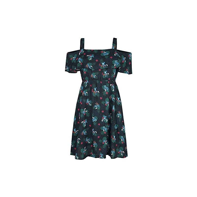 Tie Dyed Punk Dress | Punk Rave Miniabito | EMP