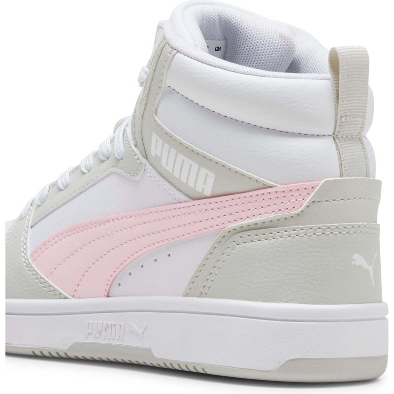 Sneakers alte nere e rosa da donna Champion Rebound High