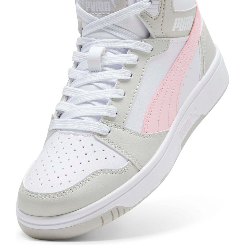 Sneakers alte nere e rosa da donna Champion Rebound High