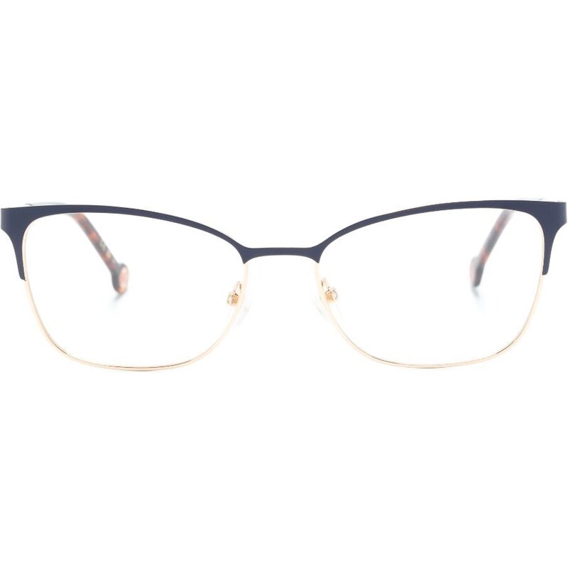 Carolina Herrera HER 0147 Occhiali Da Vista Donna – Rettangolari, Acetato, Color Havana White, Misura 54/16/145