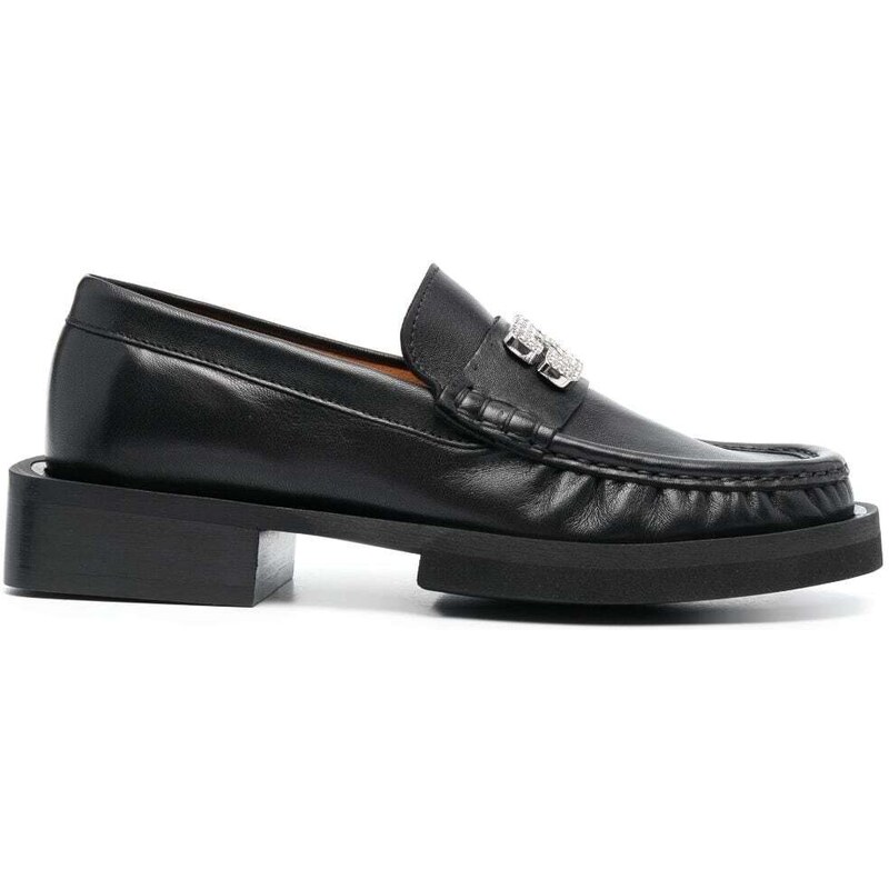 Wonders donna mocassini con tacco H-4964 ISY NERO A24