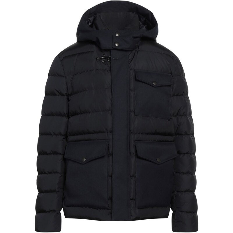 BlauerHafen Giacca Harrington Uomo Classica Impermeabile - Vestibilità Vintage, Colore Blu Navy, Taglia M