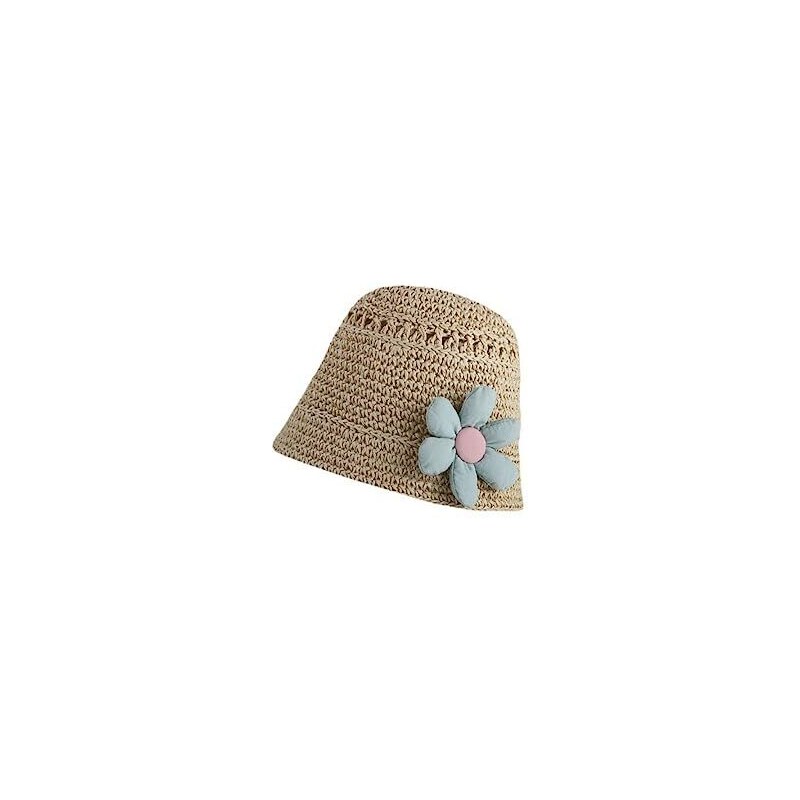 Cappello da spiaggia da donna, cappello da sole a tesa larga, cappello di paglia pieghevole, arrotolabile, cappello da spiaggia a tesa grande, cappello estivo (nero), Nero , 23 EU