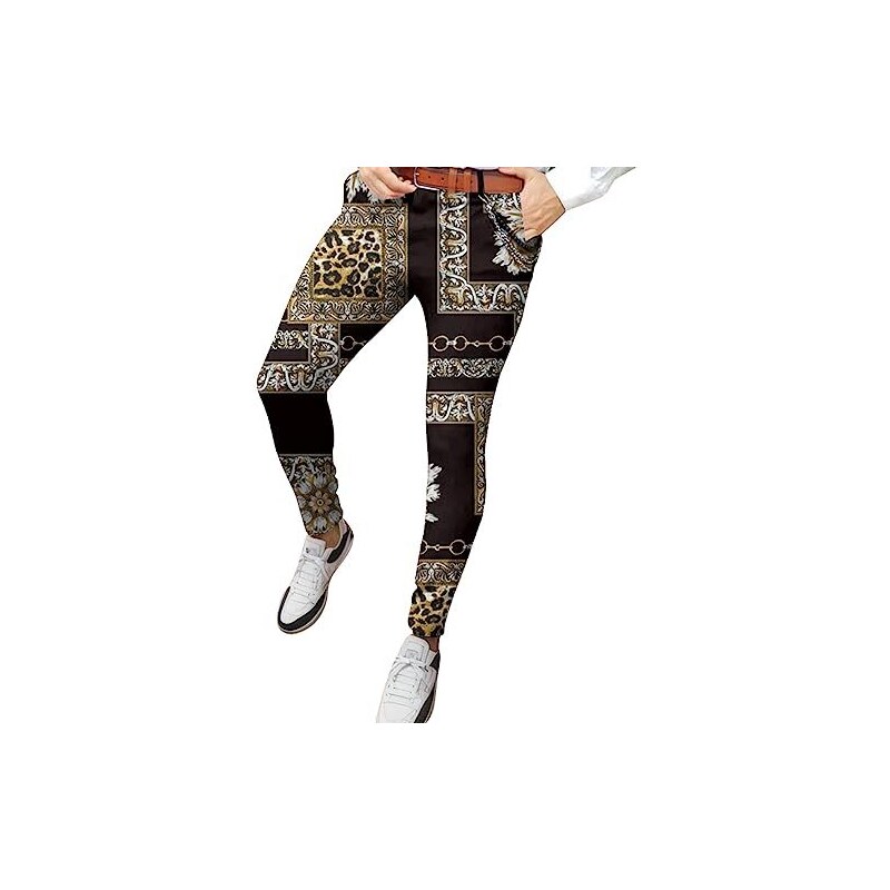 Lannaclothesdesign Pantaloni Bohémien Donna – Stile Hippie, Motivo Mandala, Due Tasche, Vita Elastica, Taglie Dalla S Alla XXL – Teal