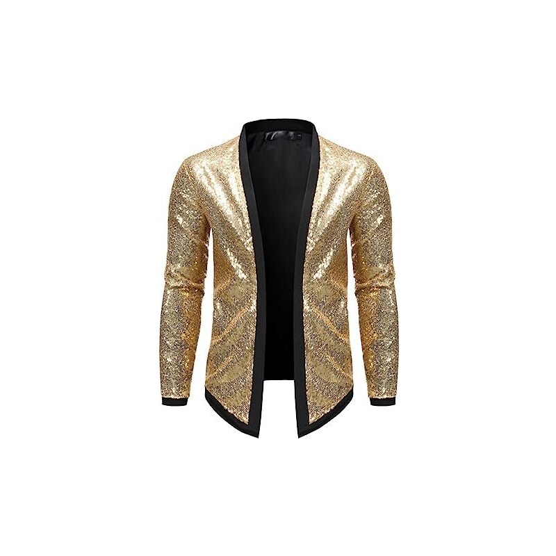 Bomber Da Uomo Con Paillettes Scintillanti – Giacca Baseball Glitterata Per Feste, Discoteca, Carnevale E Matrimoni Bomber Da Uomo Con Paillettes Scintillanti – Giacca Baseball Glitterata Per Feste, Discoteca, Carnevale E Matrimoni