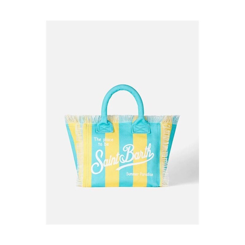 Mc2 Saint Barth Micro Borsa In Denim Con Logo PHONE009/00436L