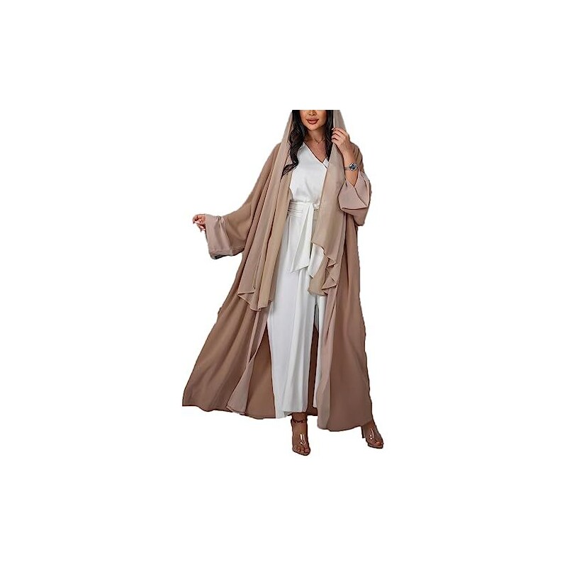 KeepRock Abaya Donna Islamico Dubai 2023 Burka Donna Musulmano Integrale Nero Burka Donna