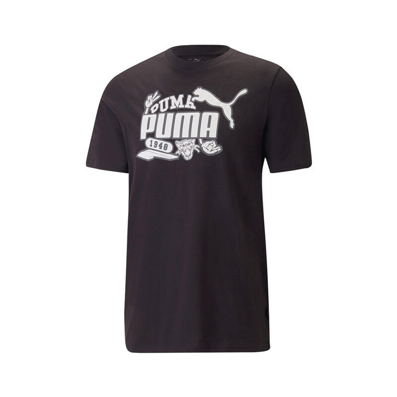 Puma Graphics Icon T-shirt Uomo Con Stampa Nero Taglia L