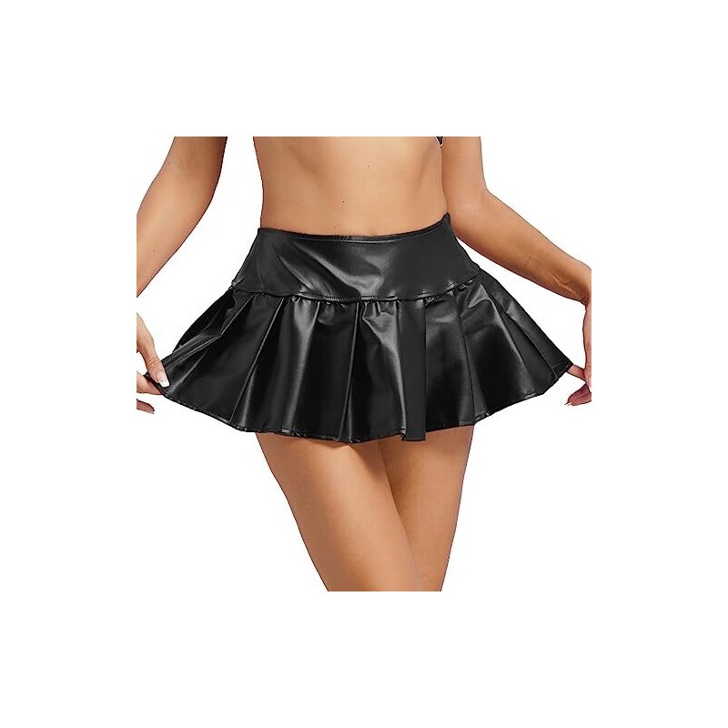 YOUR COZY Mini Skirted Delight | Gonna A-Line Donna Vita Alta Elastica | Leggera In Rayon Per Estate, Viaggi E Uscite | Lunghezza 58 Cm, Taglie Comode