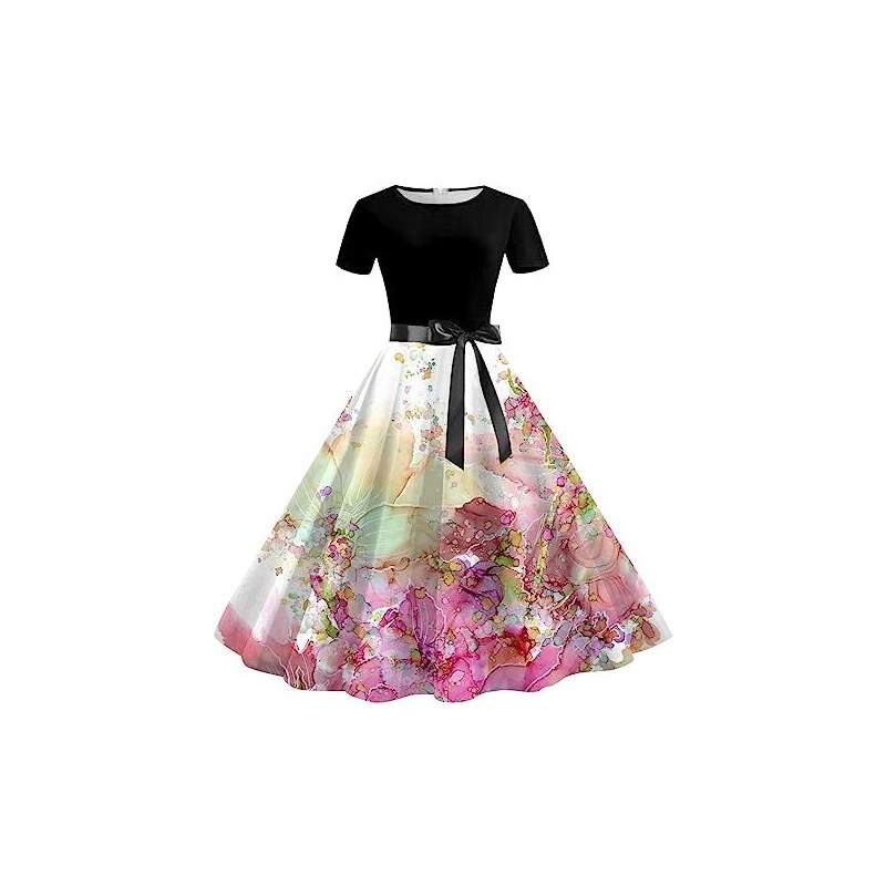 GRACE KARIN Abito da Donna Vintage Anni '50 retrò Rockabilly Swing