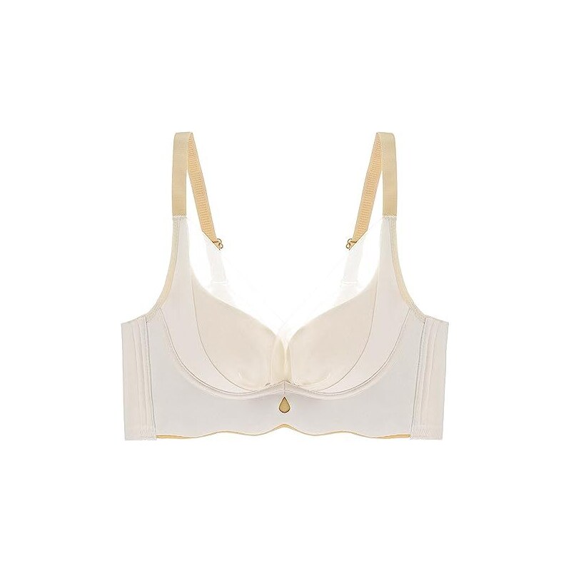 Necalisi Reggiseno Di Grandi Dimensioni In Pizzo Con Ferretto Bralette Con Scollo A V Profondo E