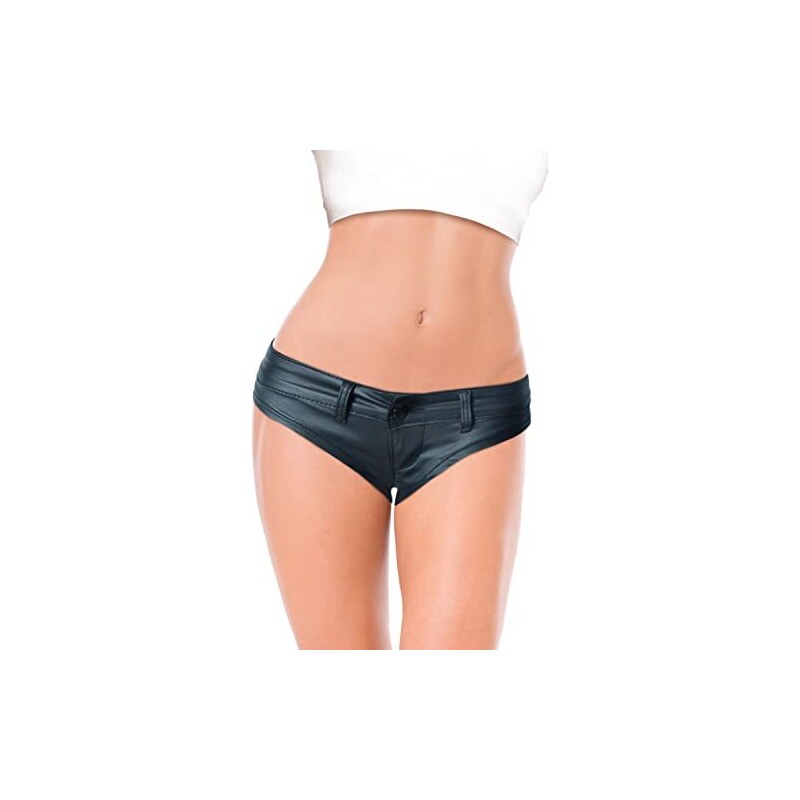 2026 Pantaloncini di jeans corti traforati con rivetti a va bassa sexy delle nuove donne  200000345