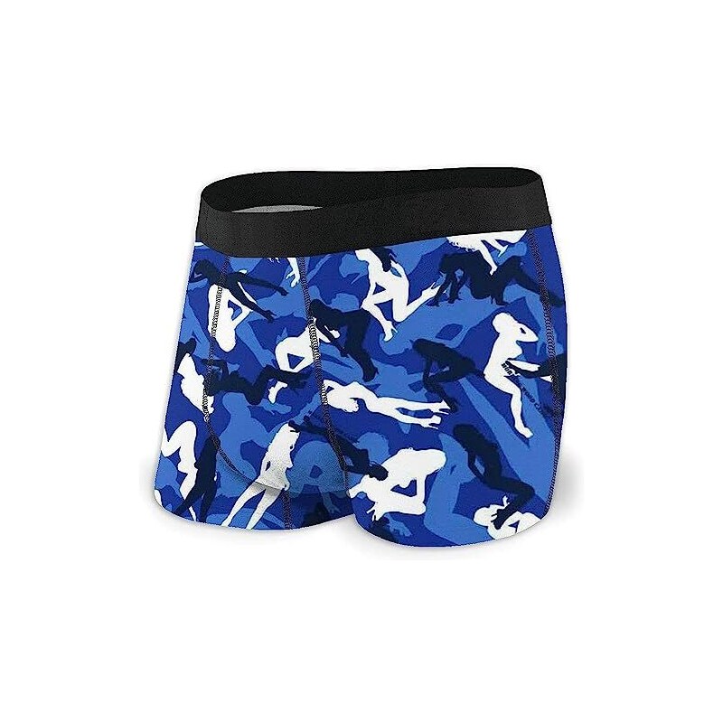 Abbigliamento Motocross Confezione Da 3 Boxer Mimetici Per Uomo - Cotone, Elasticizzati, Stile Vintage Boxer Corti Mimetici Elasticizzati - Foto 11