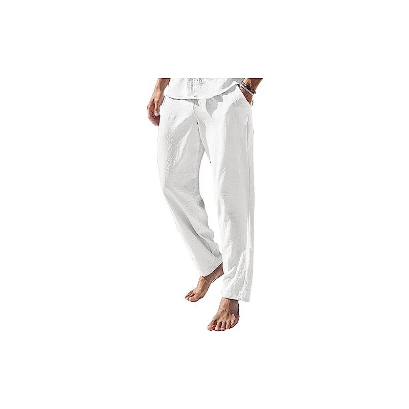 Pantaloni Sportivi Uomo ZOXOZ In Cotone - Con Elastico In Vita E Tasche Con Zip, Per Corsa E Fitness - Foto 4