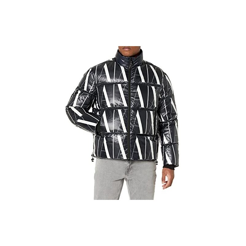 Octopus Giacca Outline Puff Jacket Black Nero Uomo » Streetwear