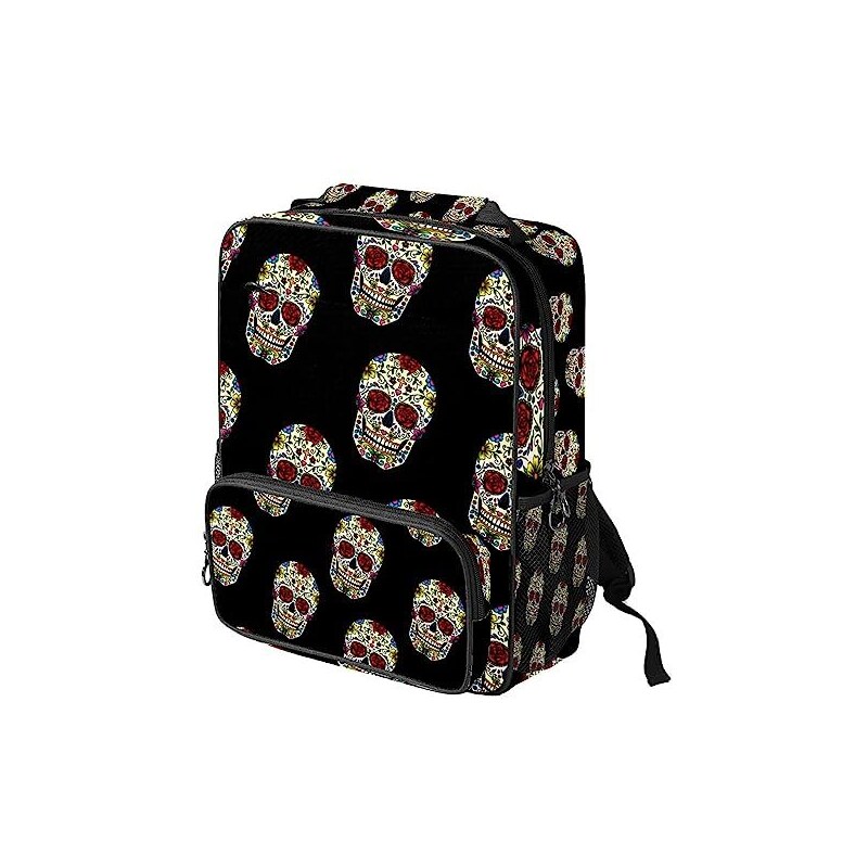 Zaino Nero Elegante Donna - Piccolo E Leggero, Con Pon Pon Peluche - Foto 2