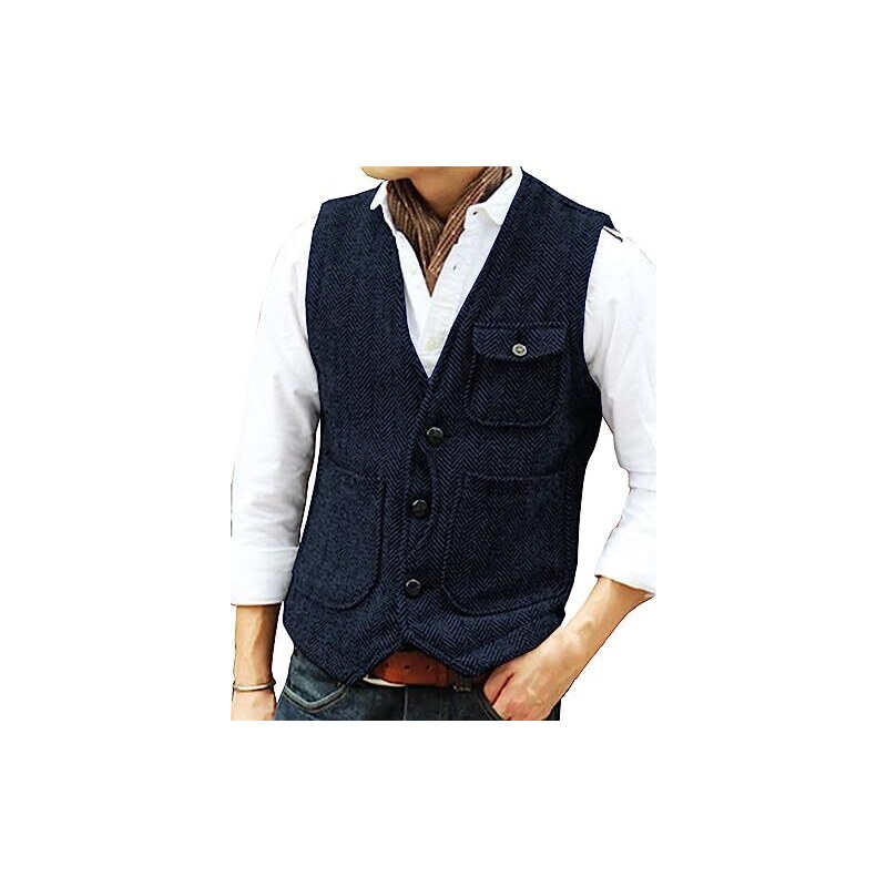 GILET MONOPETTO DAMASCATO GRIGIO