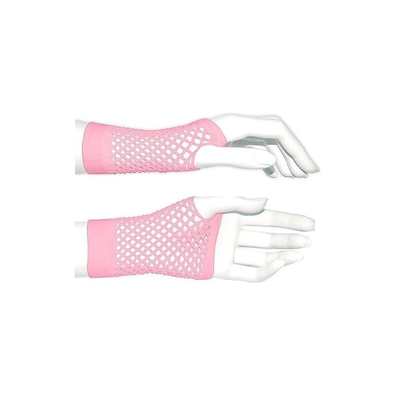 Guanti Steampunk Guanti Corti In Pizzo Elasticizzati Senza Dita - Foto 9