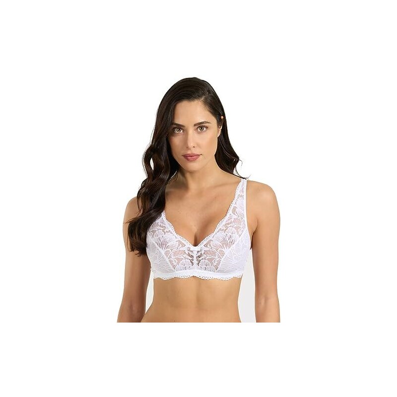 Reggiseno Senza Ferretto Con Pizzo E Dettagli Trasparenti - Nero - Foto 7