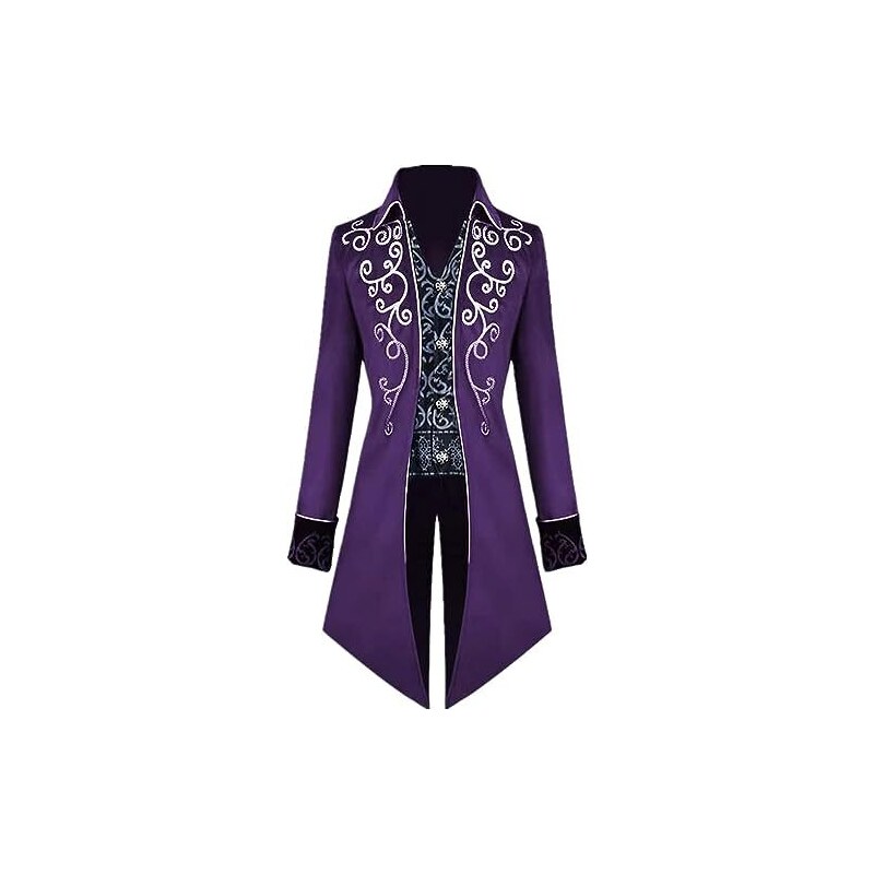 Tailcoat medievale Steampunk Costume di Halloween uomo rinascimento pirata vampiro giacche gotiche uniforme vittoriana Vintage