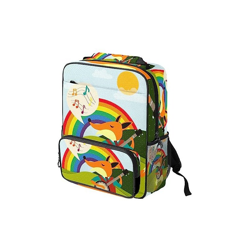 Zaino per bambini | Simpatico zaino staccabile per bambini con anatra Plushie, borsa da viaggio di grande capacità, borsa impermeabile per libri per bambini, Anguria, Refer to description