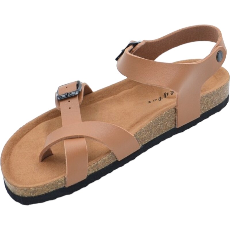 Sandali Donna in Camoscio Sigaro Calzature