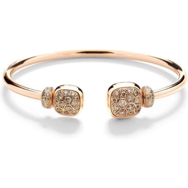 Pomellato Bracciale in oro rosa 18kt con diamanti Iconica - Gold
