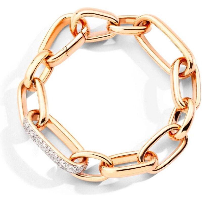 Bracciale a catena in oro con graffetta - Italia