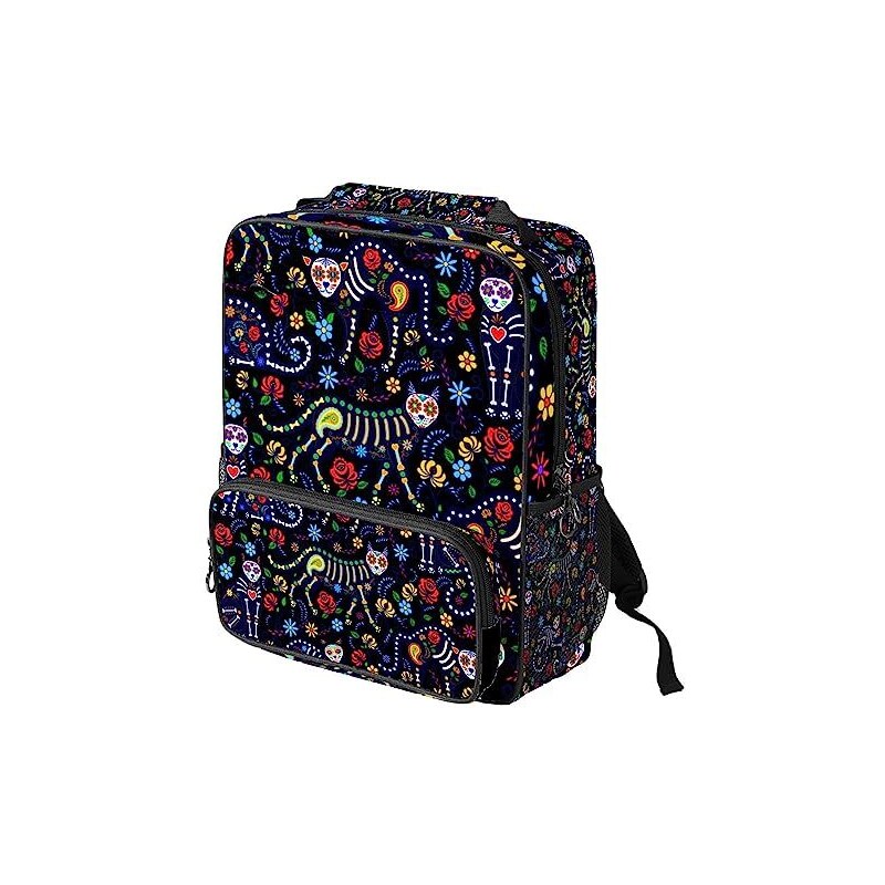 Restyle Equinozio autunnale Zaino Borsa ricamata con fungo falena gotica