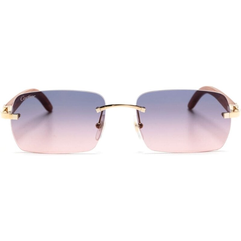 Rh Designs Prada Eyewear Occhiali Da Sole Rettangolari Bianco