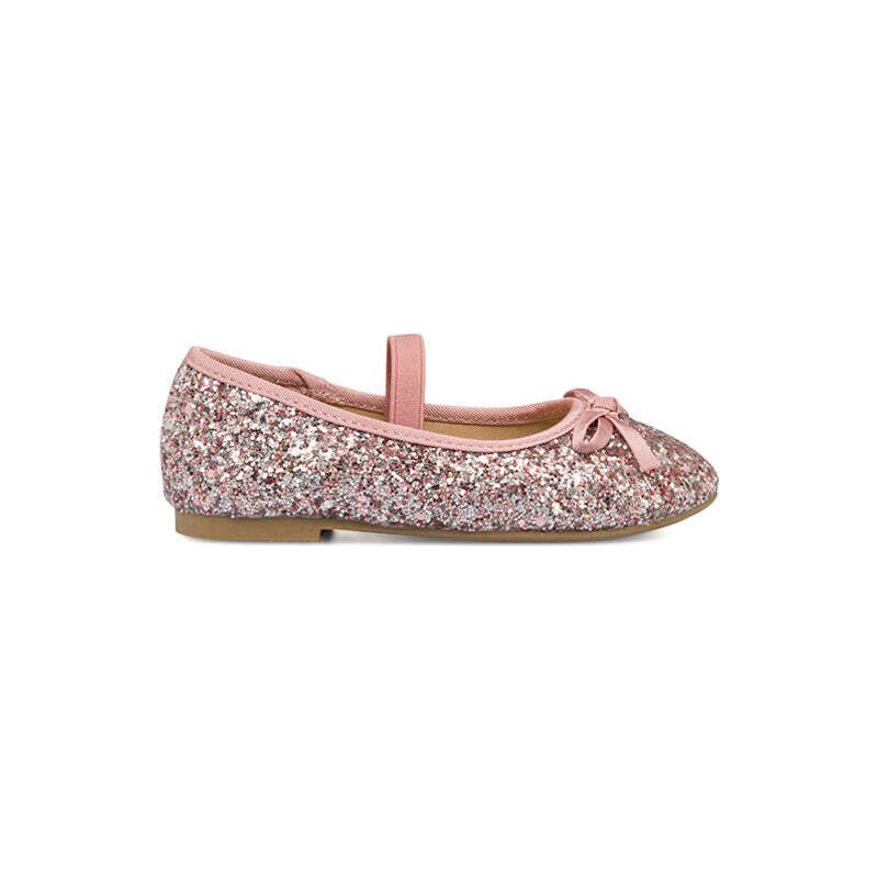 Ballerine rosa da bambina con paillettes Le scarpe di Alice