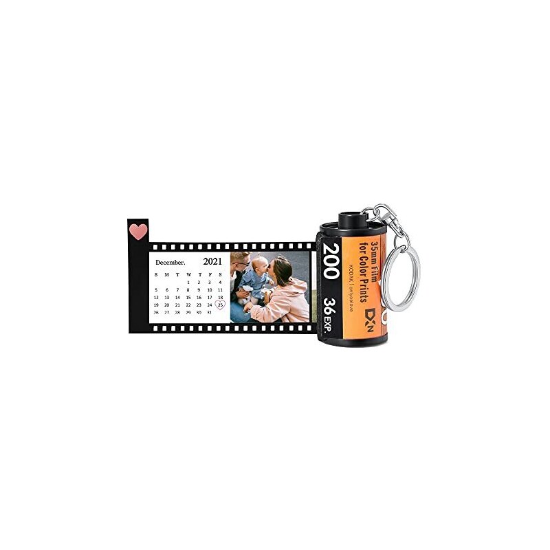 Portachiavi A LED KIKKERLAND - A Forma Di Fotocamera, Con Luce E Suono Dell'Otturatore - Foto 4