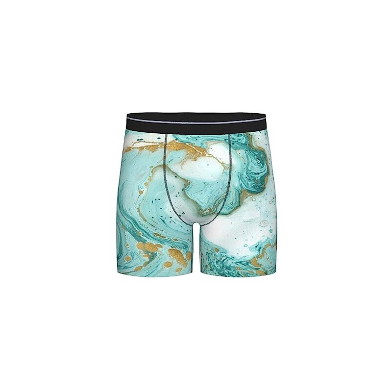 UNDERZY Mens Slip Intimo Uomini Mutande Gamba Lunga Breve Boxer Homme - Foto 13