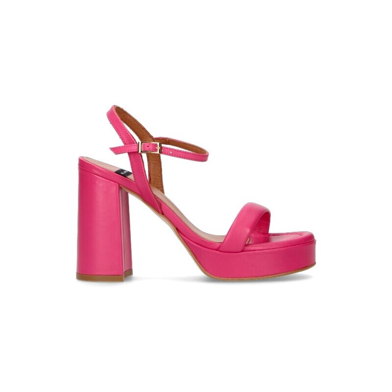 Sandali Zeppa Queen Helena ZM11049 – Tacco Alto, Fasce In Pelle, Suola Morbida E Flessibile, Per Donna