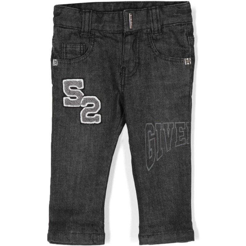 Givenchy Pantaloni cargo in gabardina da bambina H30308