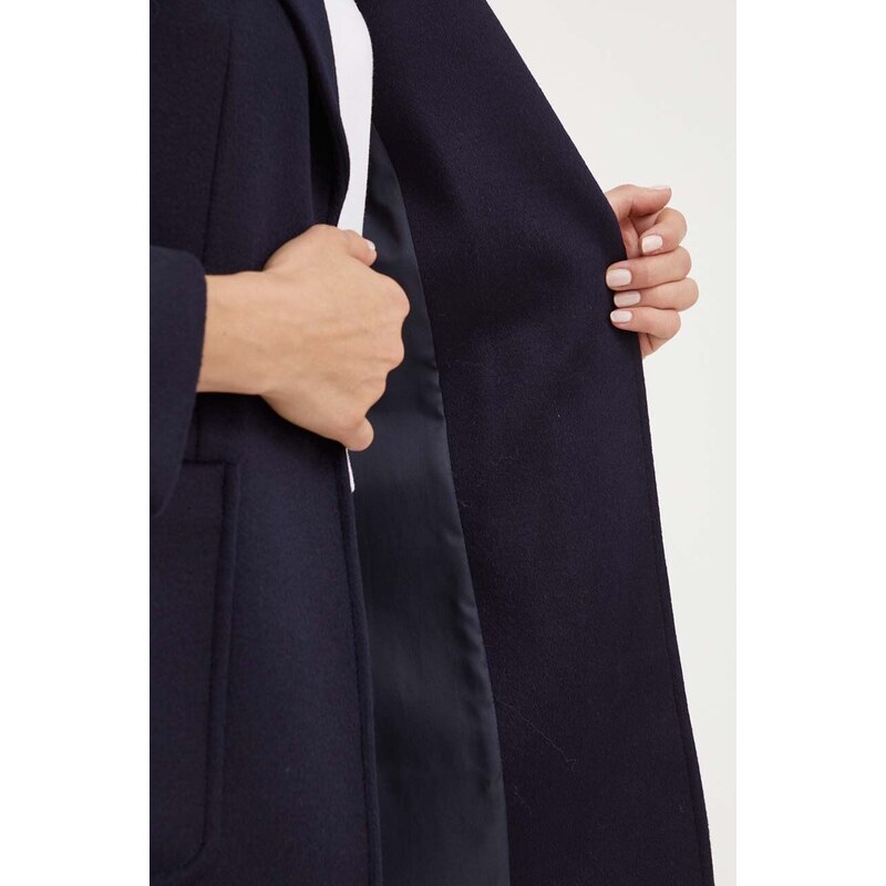 MAX&Co. cappotto in lana colore blu navy