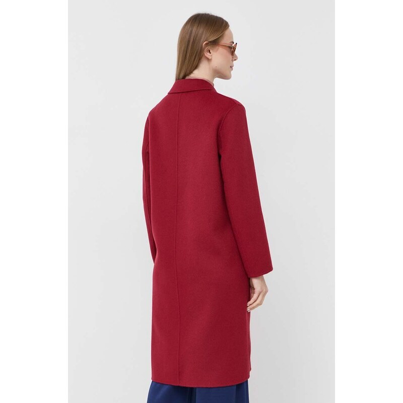 Patrizia Pepe cappotto in lana colore rosso