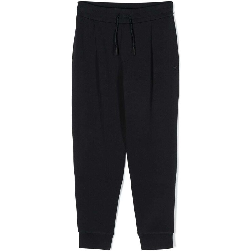 Emporio Armani Kids Pantaloni sportivi con piega - Blu Emporio Armani Kids Pantaloni sportivi con piega - Blu