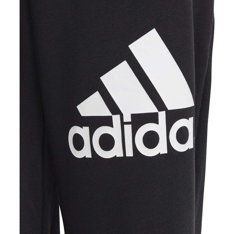 Pantaloni joggers sportivi neri da bambino adidas Essentials Regular Fit Big Logo