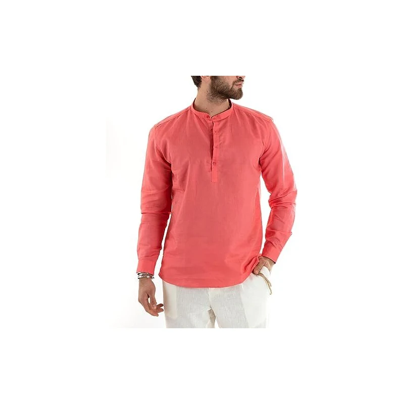 Camicia uomo Blu Scuro Modern Fit - Saldi Camicie Olymp Luxor Negozio Online