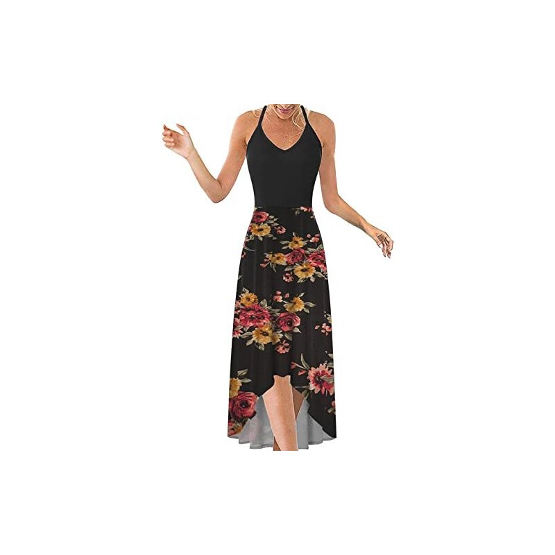 Abito Donna Lungo Bodycon Con Scollo A U - Vestito Cocktail Sexy Maniche Lunghe Per Feste E Matrimoni - Foto 3